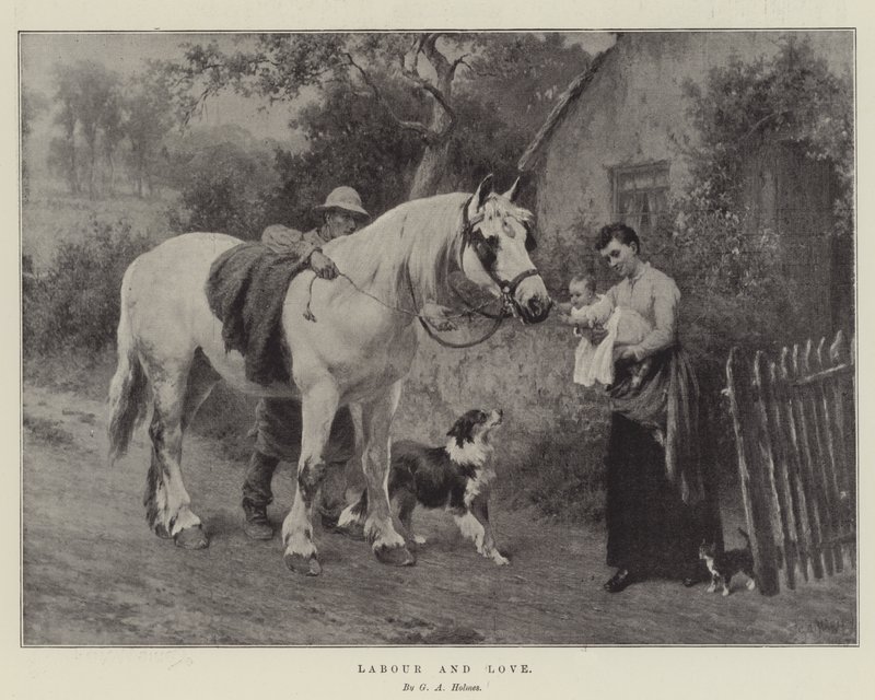 Arbeit und Liebe von George Augustus Holmes