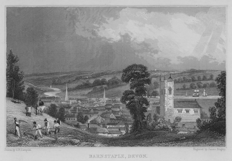 Barnstaple, Devon (Gravur) von George Bryant Campion