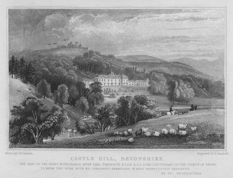 Castle Hill, Devonshire (Gravur) von George Bryant Campion