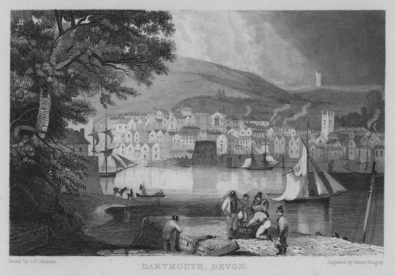 Dartmouth, Devon (Gravur) von George Bryant Campion