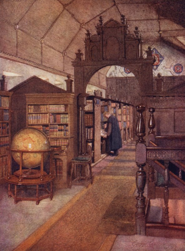 Oxford: Merton Bibliothek von George Carline