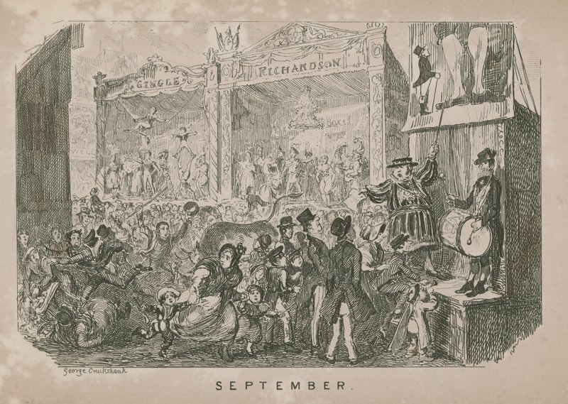 Septembermesse von George Cruikshank