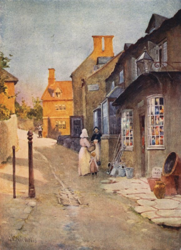 Ein Cotswold-Dorfladen von George Franck Nicholls