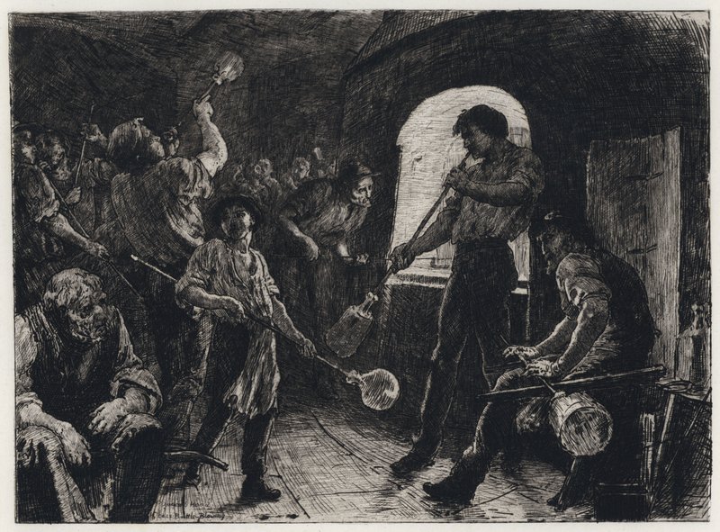 Glasblasen von George Percy Jacomb Hood