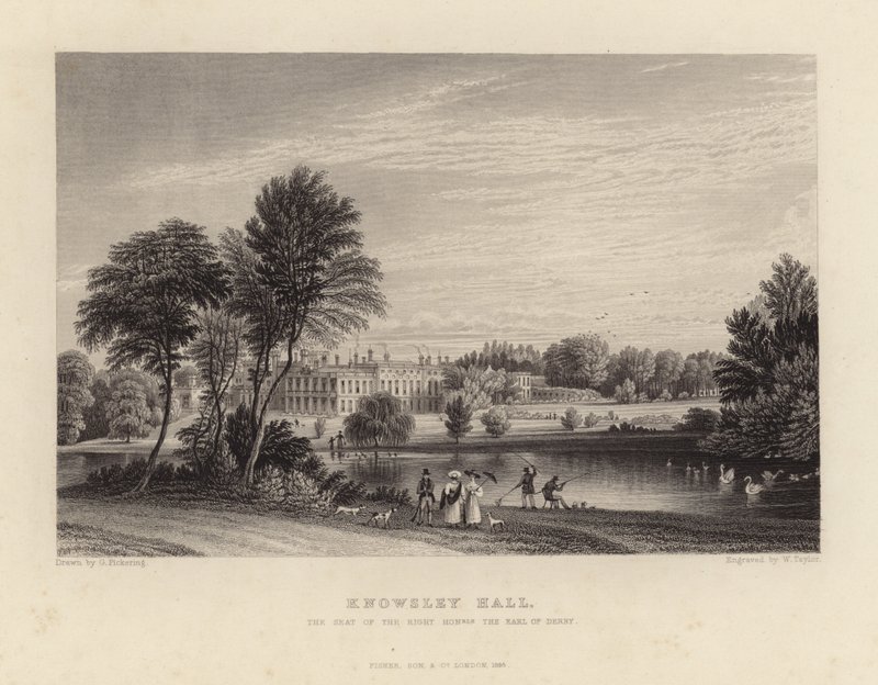 Knowsley Hall von George Pickering
