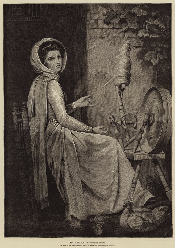 Lady Hamilton von George Romney