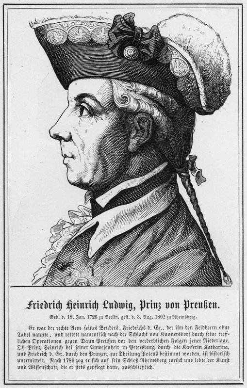 Friedrich Heinrich Ludwig, Prinz von Preußen von German School