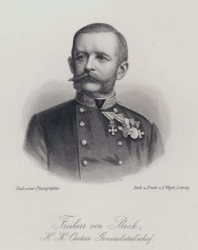 Friedrich von Beck-Rzikowsky, österreichischer General von German School