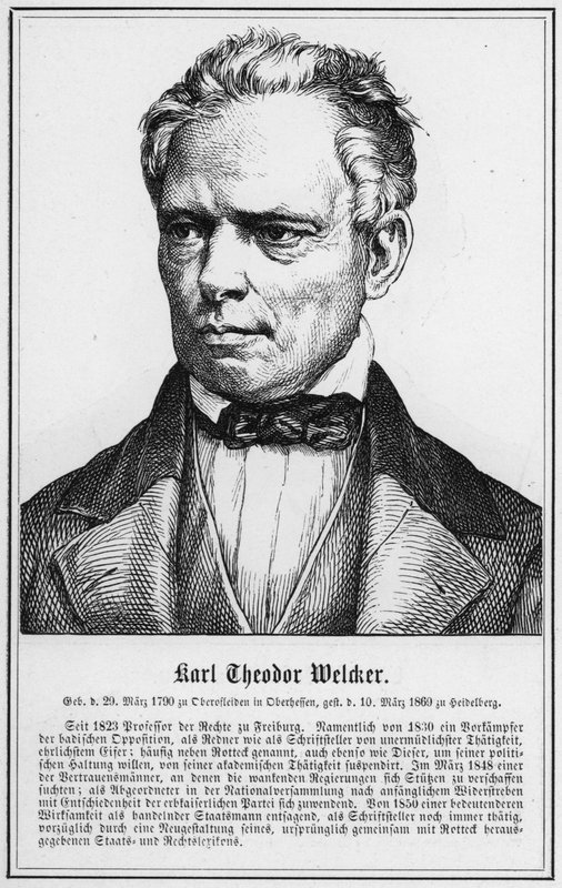 Karl Theodor Welcker (Stich) von German School