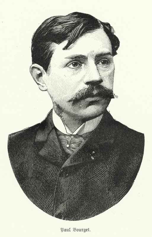 Paul Bourget, französischer Romanautor (Lithografie) von German School
