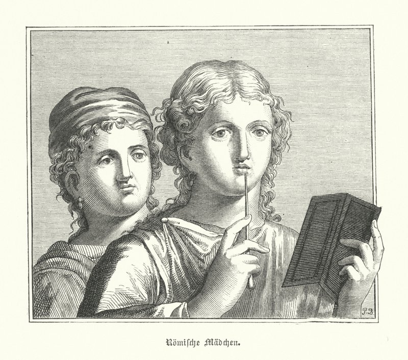 Römische Mädchen von German School