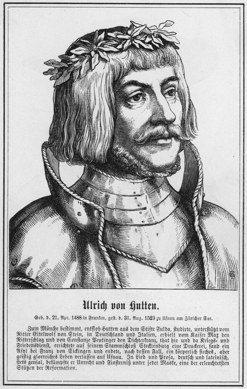 Ulrich von Hutten von German School