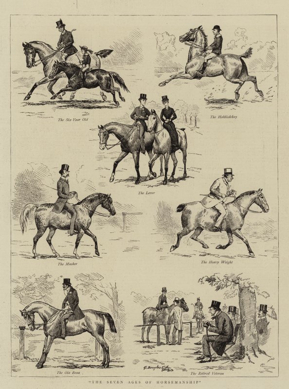 Die sieben Lebensalter der Reitkunst von Godfrey Douglas Giles
