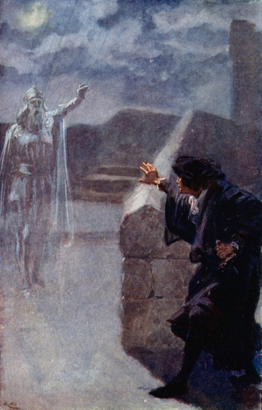 Hamlet sieht den Geist seines Vaters von Gordon Frederick Browne