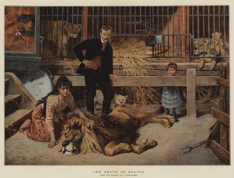 Der Tod von Brutus von Gustav Wertheimer