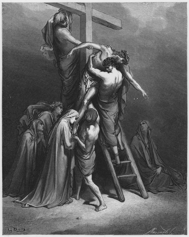 Die Kreuzabnahme von Gustave Dore