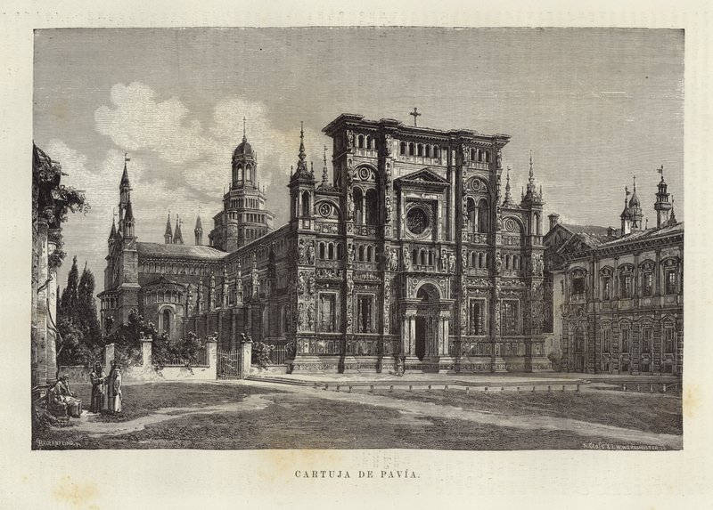 Certosa di Pavia von Gustave Bauernfeind