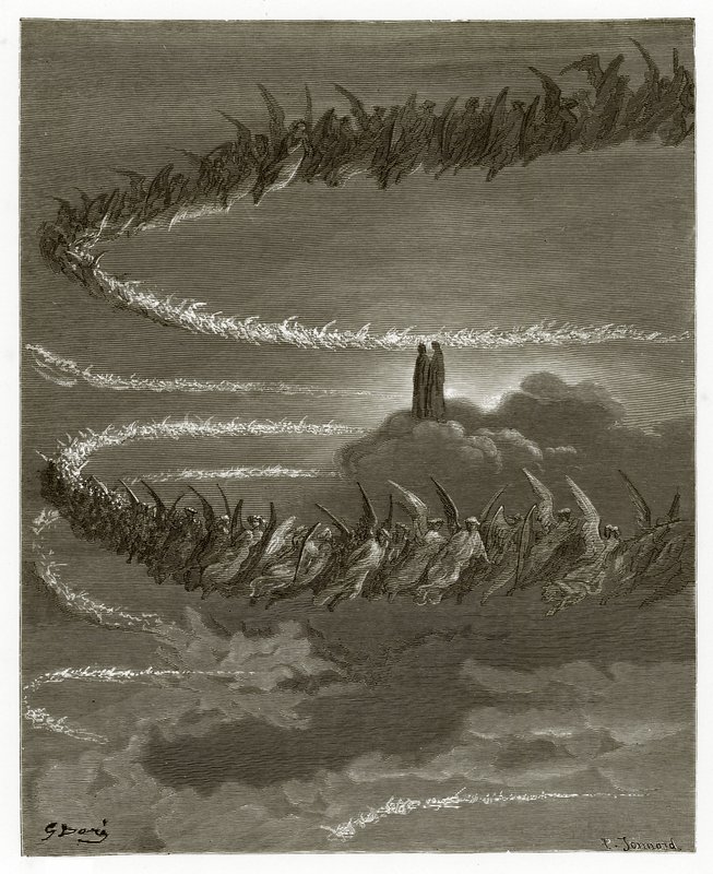 Die Geister im Jupiter von Gustave Dore