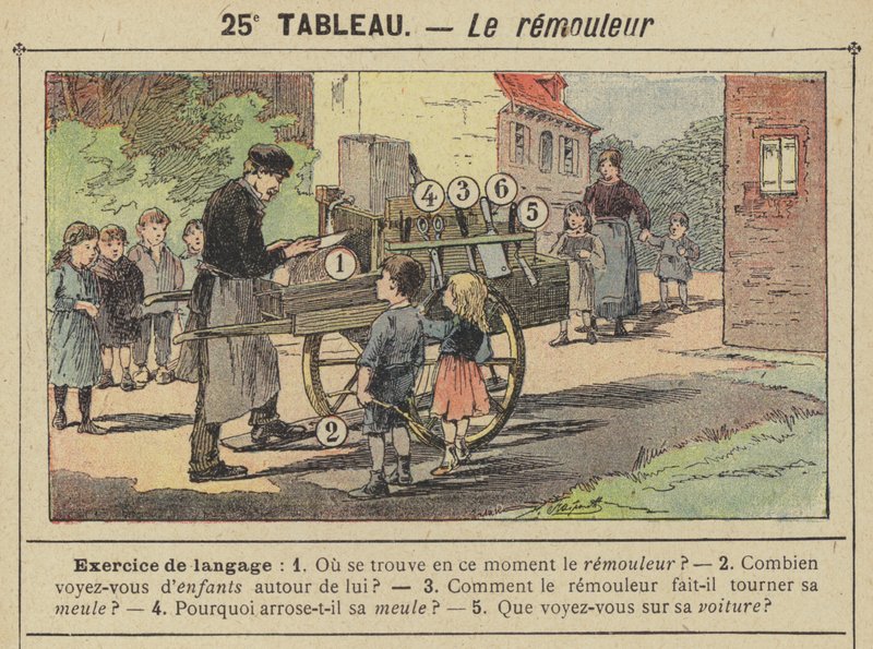 Der Scherenschleifer von Gustave Fraipont