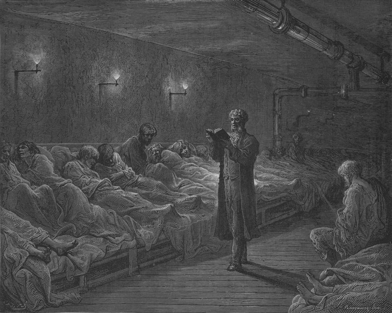 Ein Laienprediger von Gustave after Dore