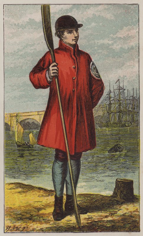 Wasserträger (farbige Lithografie) von H.W. (after) Petherick