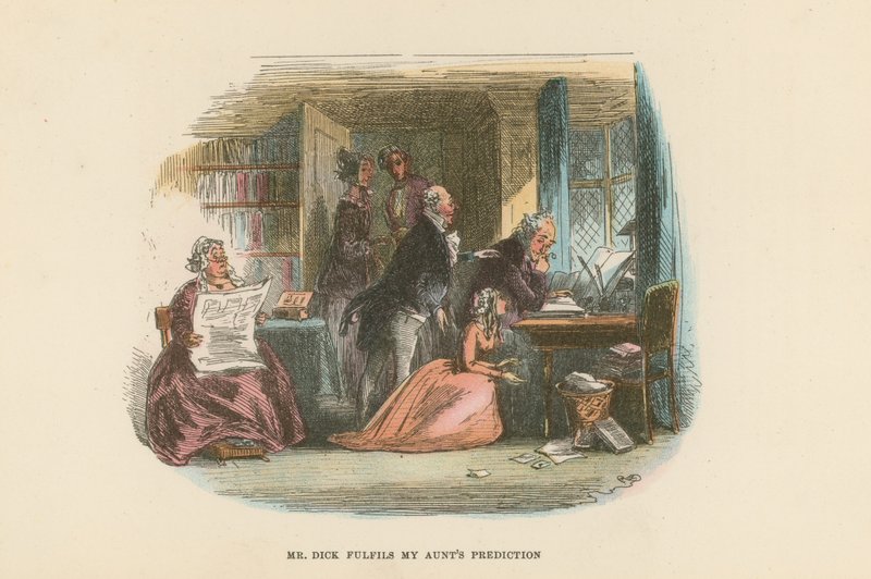 Illustration für David Copperfield von Hablot Knight Browne