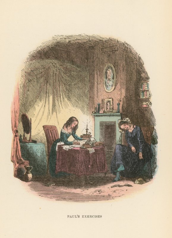 Illustration für Dombey und Sohn von Hablot Knight Browne