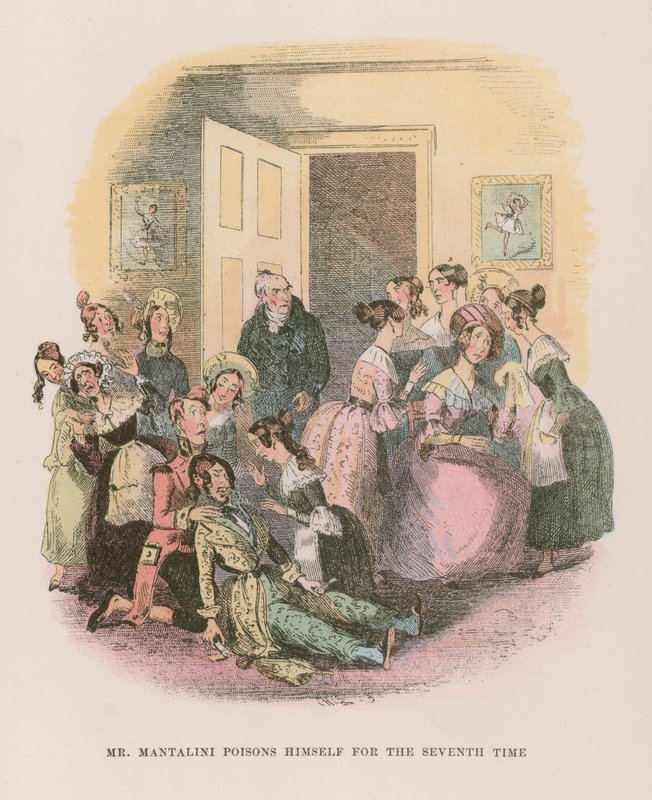 Illustration für Nicholas Nickleby von Hablot Knight Browne