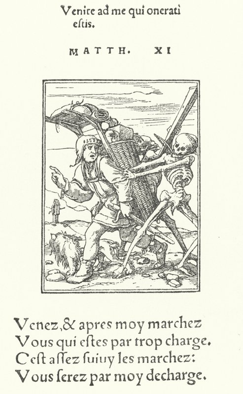 Der Hausierer (Gravur) von Hans (after) Holbein the Younger
