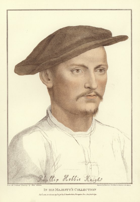 Sir Philip Hoby (Aquatinta) von Hans Holbein der Jüngere
