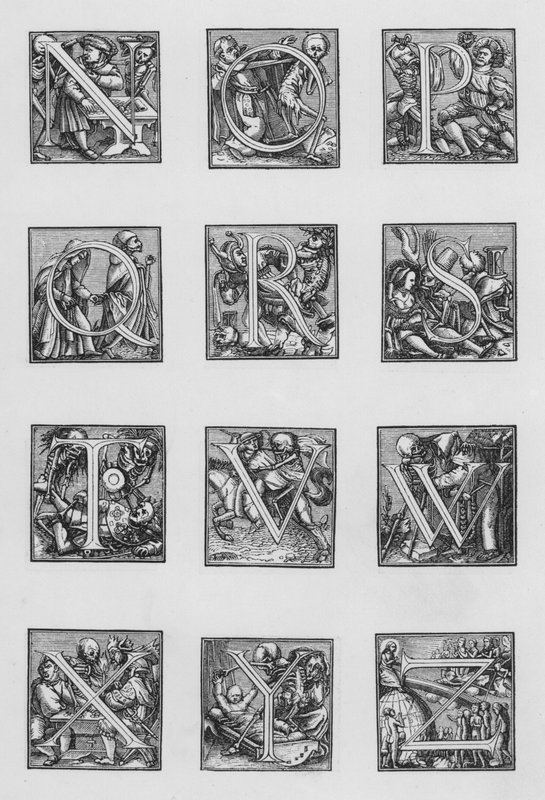 Holbeins Alphabet von Hans Holbein der Jüngere
