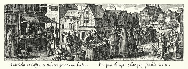 Geflügelmarkt von Hans after Bol