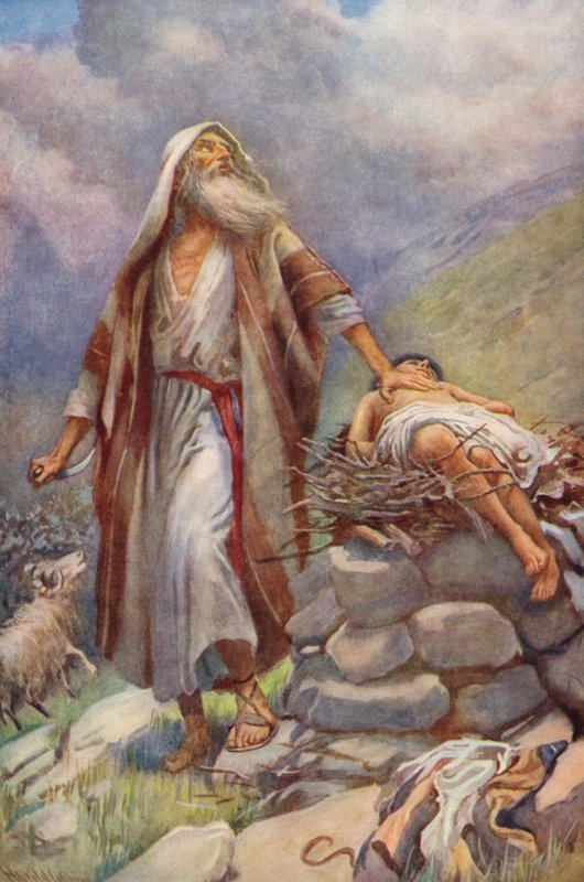 Altes Testament: Abraham und Isaak von Harold Copping