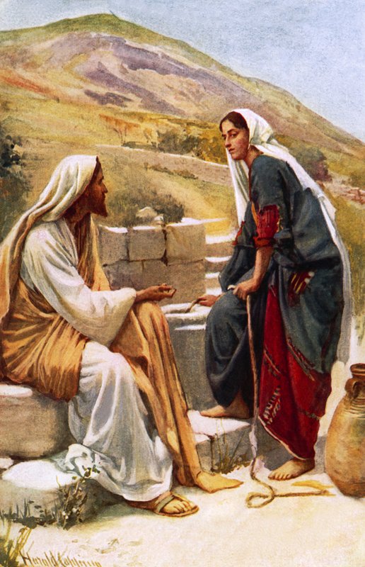 Die Frau aus Samaria von Harold Copping