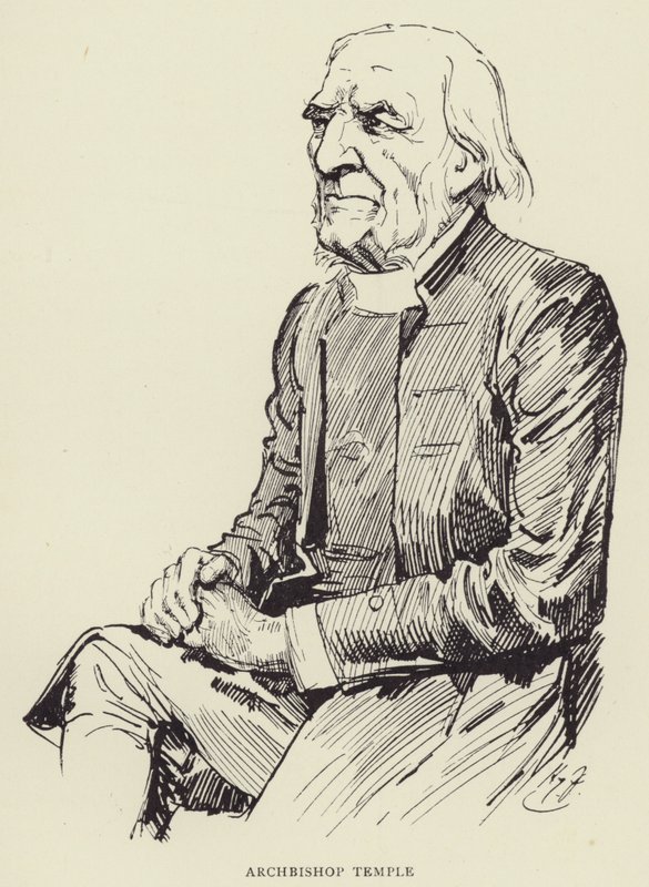 Erzbischof Temple von Harry Furniss