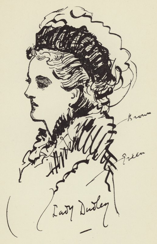 Lady Dudley von Harry Furniss