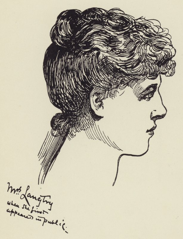 Mrs Langtry von Harry Furniss