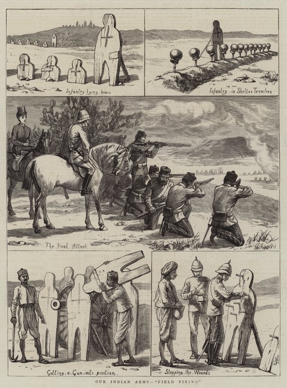 Unsere indische Armee, Feldfeuer von Harry Hamilton Johnston