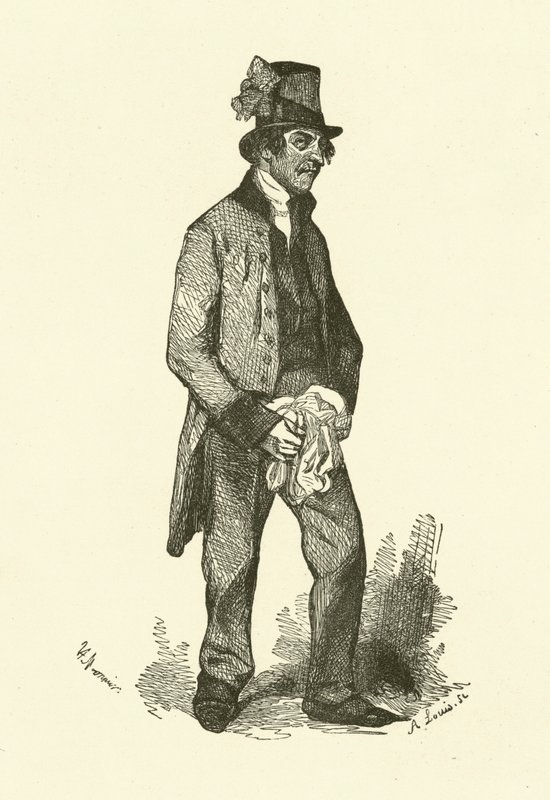 Der Stumme (Gravur) von Henri Bonaventure (after) Monnier