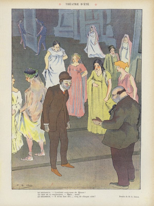 Illustration für Le Rire von Henri Gabriel Ibels