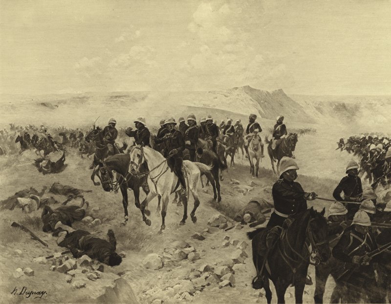 Schlacht von Kandahar, 1879 von Henri Louis Dupray