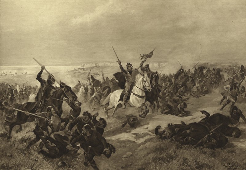 Die Schlacht von Hastings, 1066 von Henri Louis Dupray