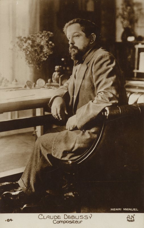 Claude Debussy, französischer Komponist (1862-1918) von Henri Manuel