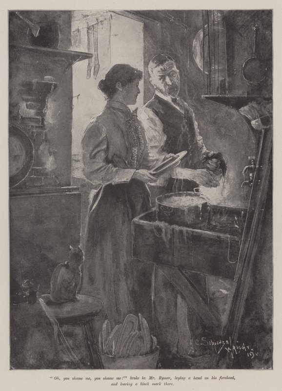 Eine charmante Familie, von George Gissing von Henry Charles Seppings Wright