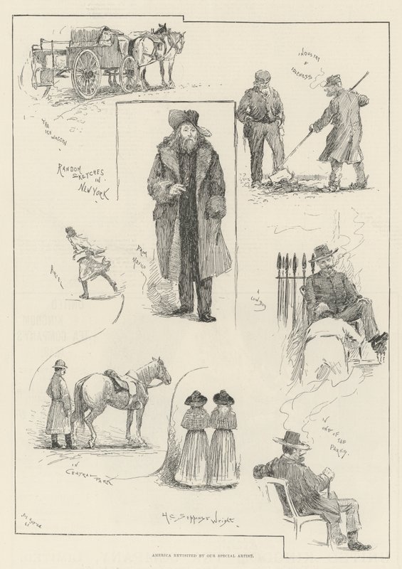 Amerika erneut besucht von unserem Spezialkünstler von Henry Charles Seppings Wright
