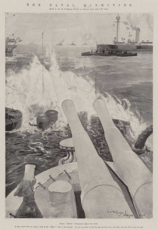 Die Marine-Manöver von Henry Charles Seppings Wright