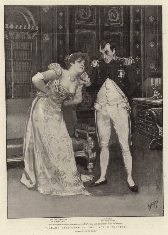 Madame Sans-Gene im Lyceum Theatre von Henry Marriott Paget