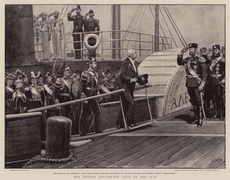 Der Besuch des französischen Präsidenten beim Zaren von Henry Marriott Paget