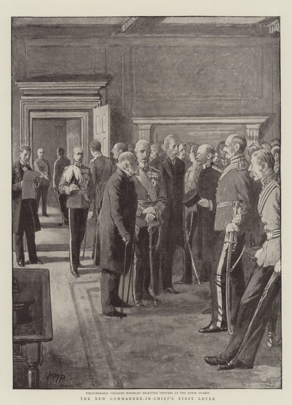 Der erste Empfang des neuen Oberbefehlshabers von Henry Marriott Paget