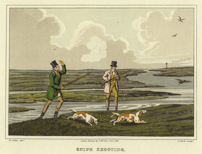 Schnepfenjagd von Henry Thomas Alken